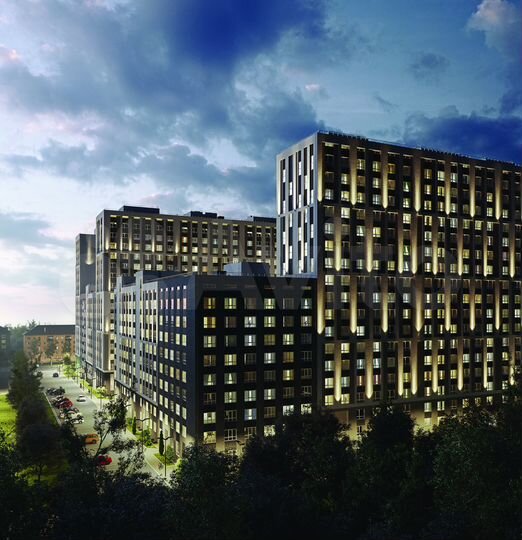 1-к. квартира, 44,1 м², 18/19 эт.