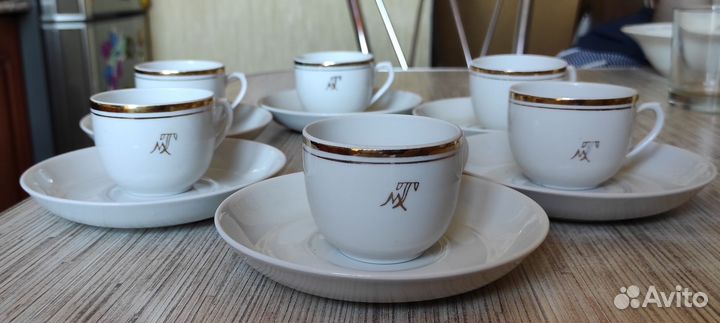 Кофейный и чайный набор Вербилки СССР