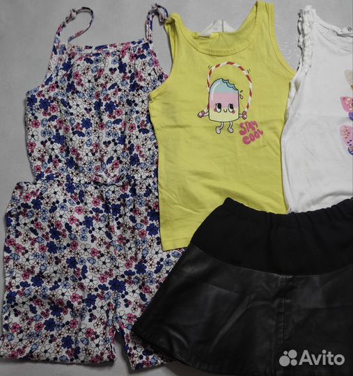 Вещи пакетом на девочку, рост 110/116