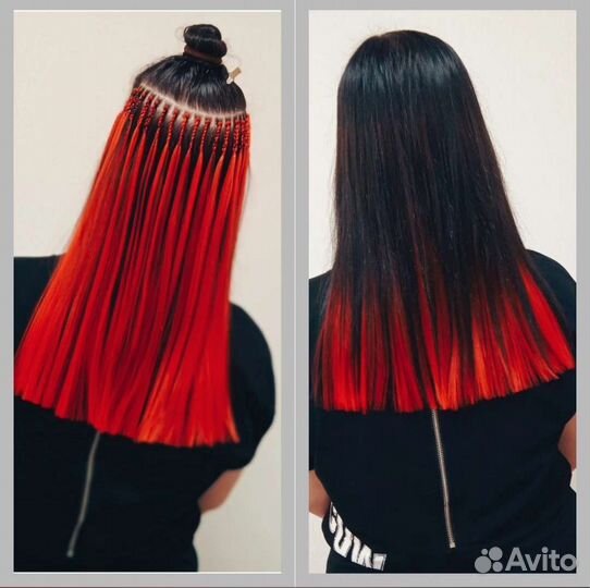 Афроточечное наращивание волос