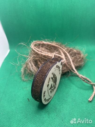 Подвеска в авто на зеркало За рулём рыбак