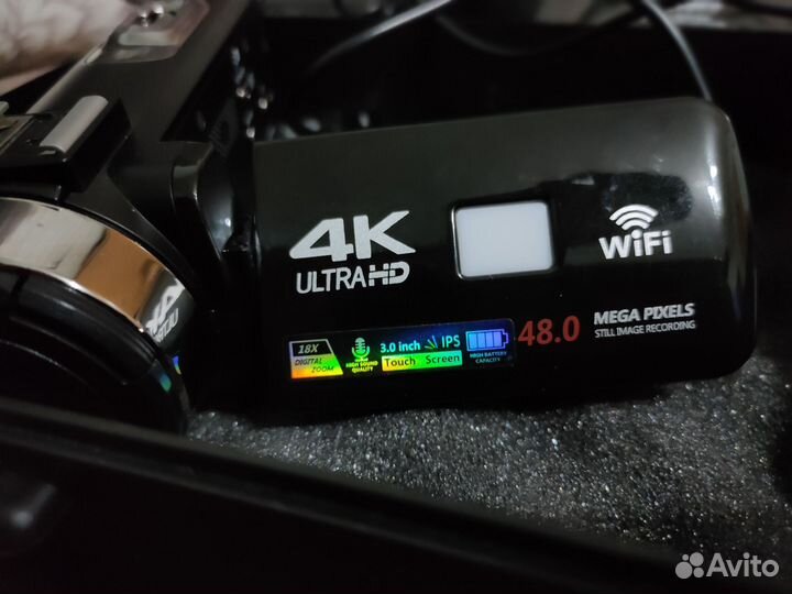 Видеокамера 4K, 48 мп, для записи видео, WiFi