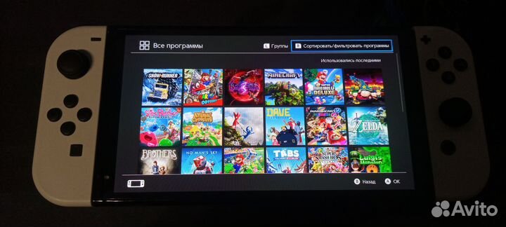 Nintendo switch oled прошитая чип