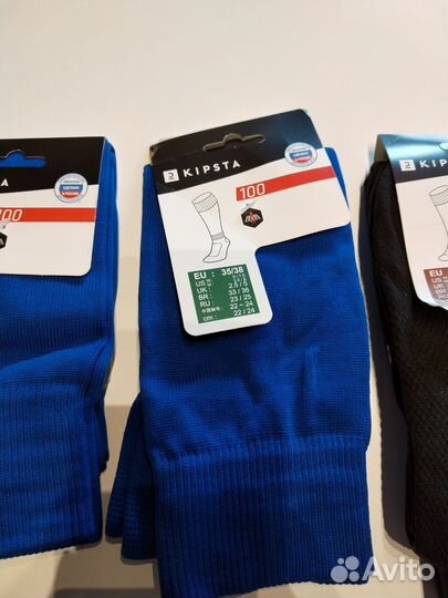 Новые футбольные гетры декатлон и щитки