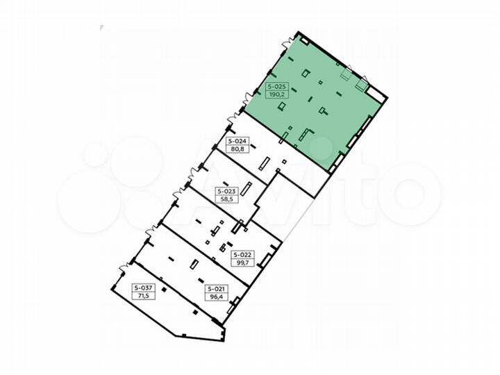 Сдам торговое помещение, 190.2 м²