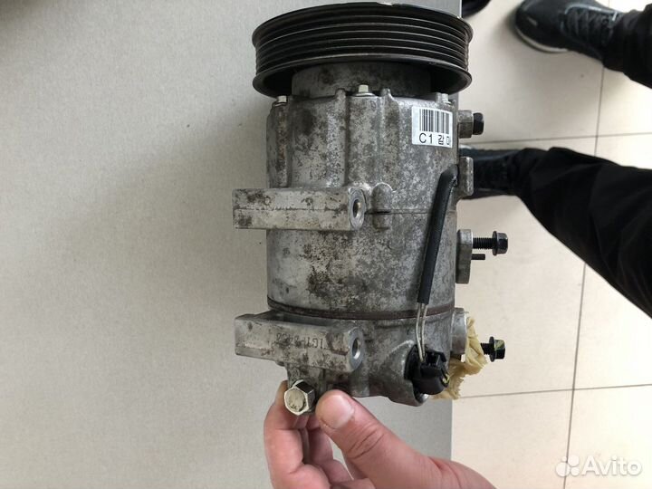 Компрессор кандиционера киа хендай солярис