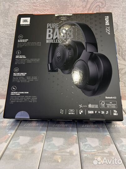 Беспроводные наушники jbl tune 720bt