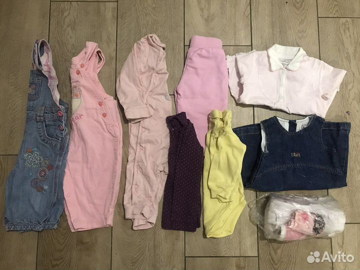 Одежда пакетом для девочки 68