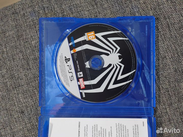 Spider man 2 ps5 диск полностью на русском