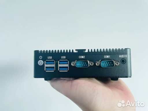 Мини пк Intel Celeron J4125 2xLAN 2xRS-232