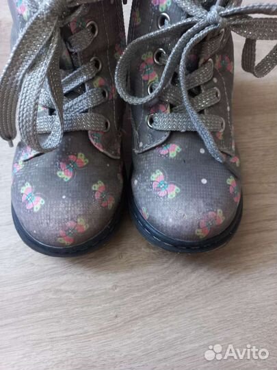 Ботинки демисезонные для девочки 25 размер