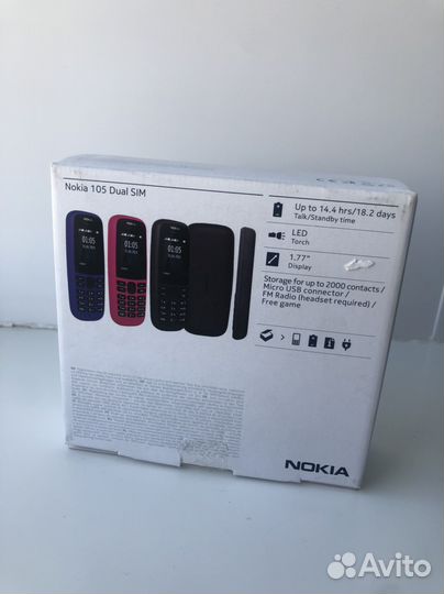 Кнопочный телефон nokia 105