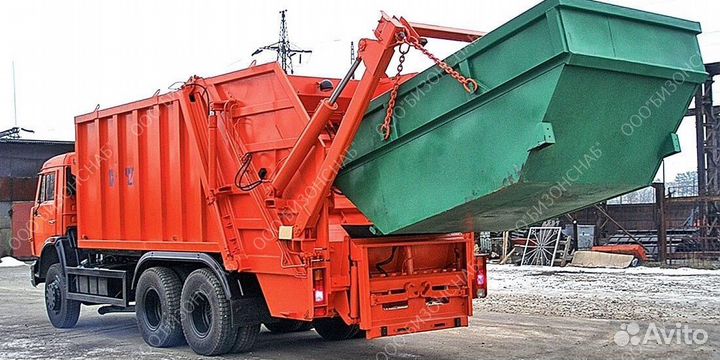 Бак мусорный 8м3, 1.1м3, 0.75 м3 J11414