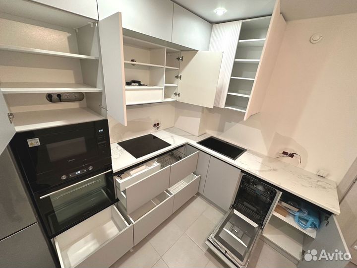 Индивидуальные кухни по индивидуальным параметрам доставка и сборка