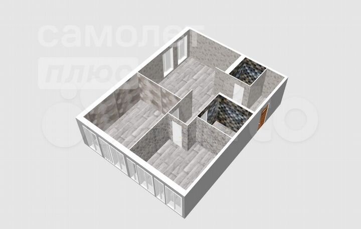 3-к. квартира, 63,4 м², 3/15 эт.