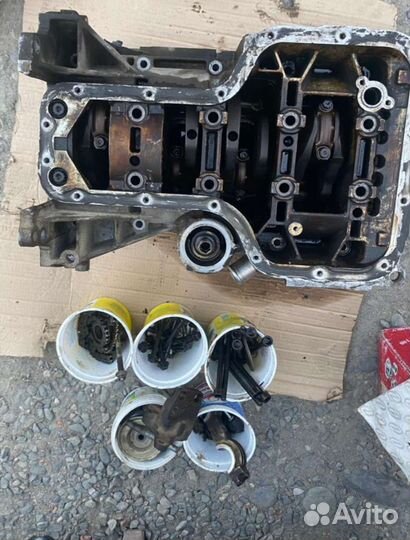 Двигатель мотор на toyota corolla