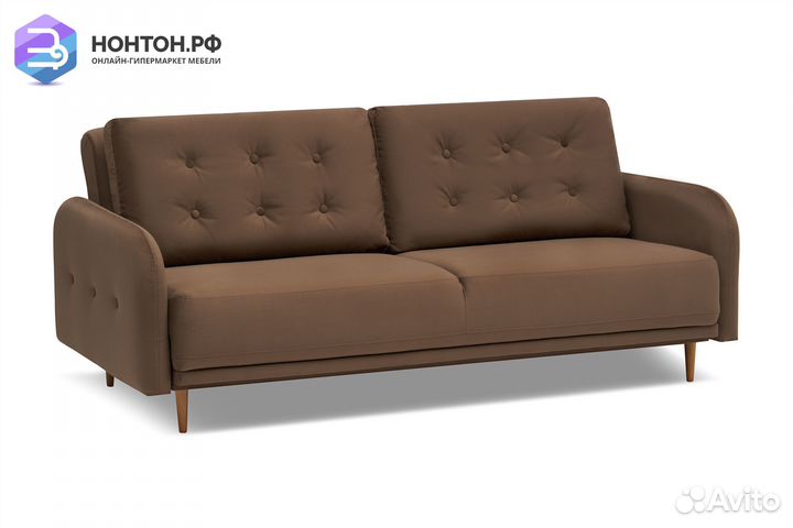 Диван книжка Париж коричневый