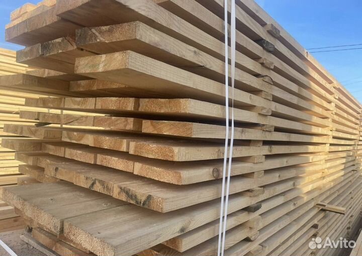 Доска обрезная осина 1 и 2 сорт