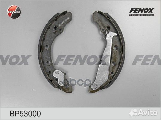 Колодки тормозные барабанные fenox BP53000 BP53