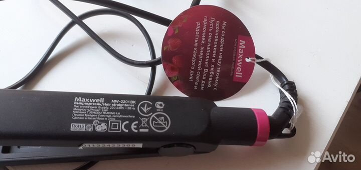 Утюжок для волос Maxwell