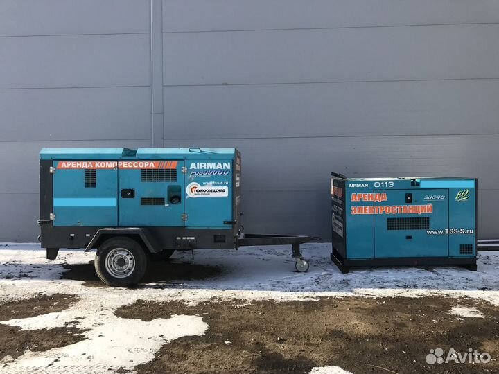 Аренда дизельного компрессора, пескоструя/молотков