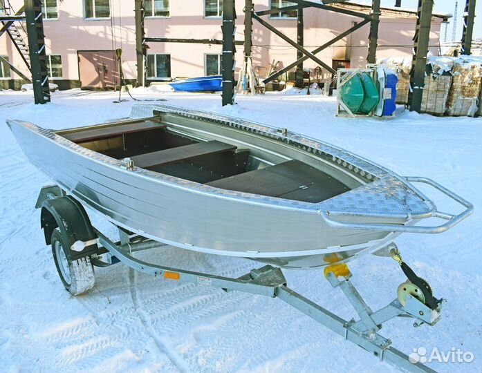 Моторная лодка алюминиевая Wyatboat 390Р новая