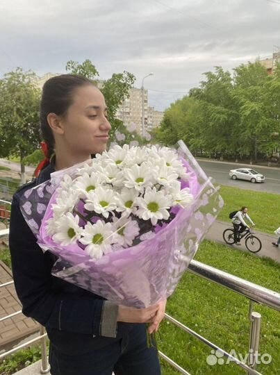 Букет хризантемы Нежность