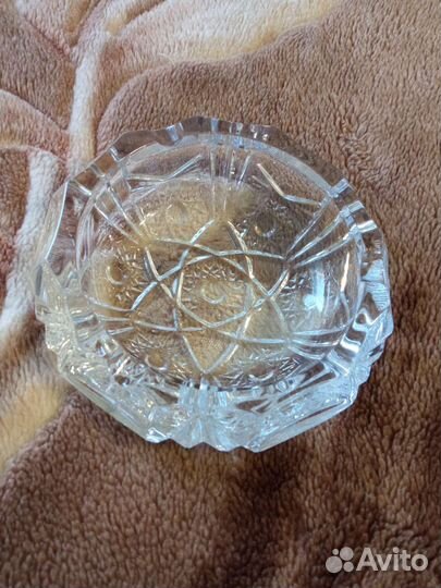 Пепельница хрустальная