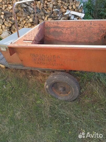 Телега для мотоблока бу