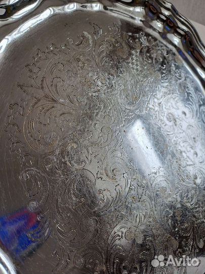 Поднос- (мельхиор)