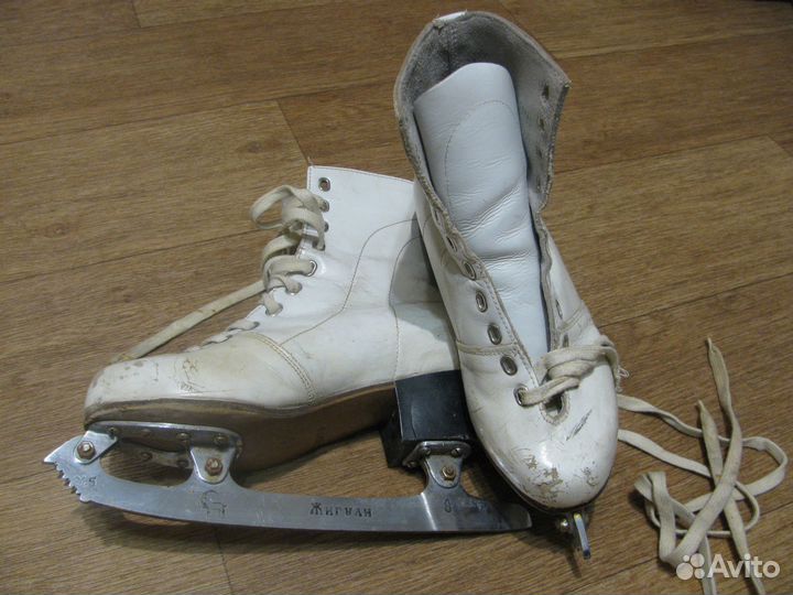 Коньки р.34,лезвия р.18-18,5 фигурные,СССР