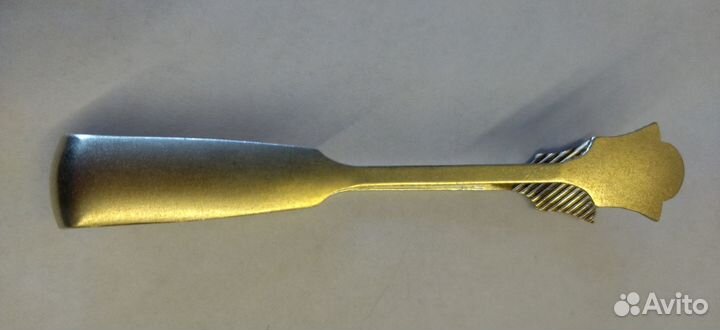 Щипцы для сахара. серебро 875 проба С позолотой. 2