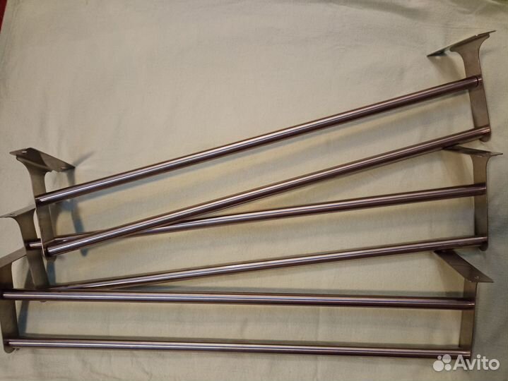 Вешалка для полотенец, двойные рейлинги для ванной