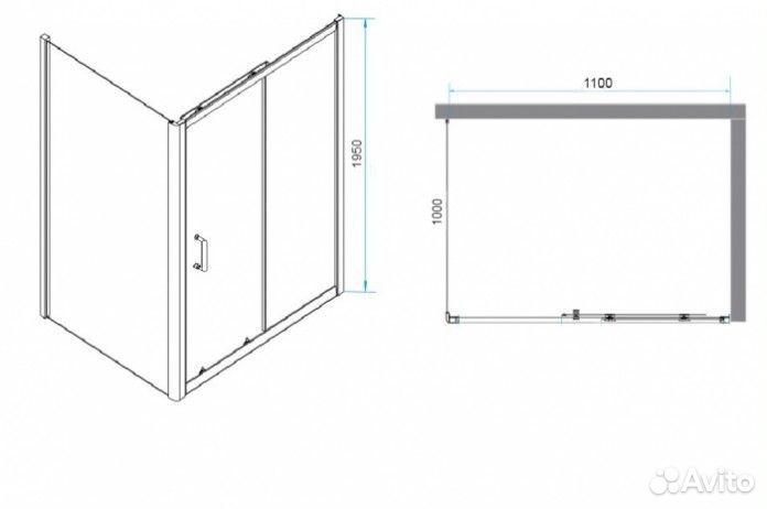 Душевой уголок RGW Passage PA-74B 110x100