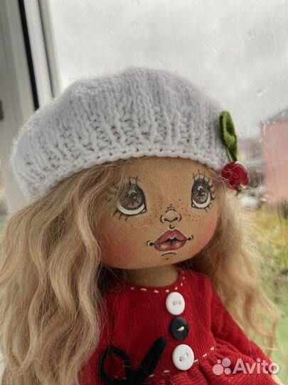 Текстильная интерьерная кукла