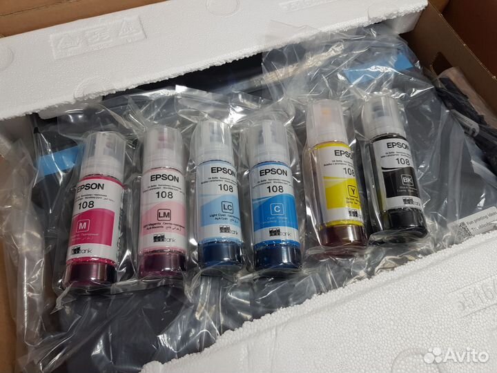 Чернила epson 108 оригинал для L8050