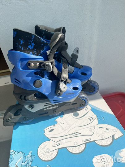 Роликовые коньки детские раздвижные
