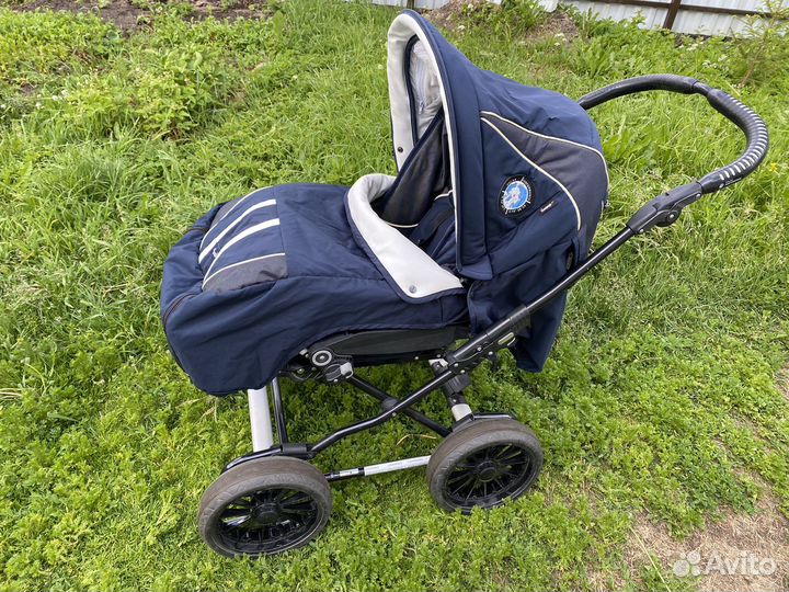 Коляска Emmaljunga City Cross 2 в 1 цвет Navy