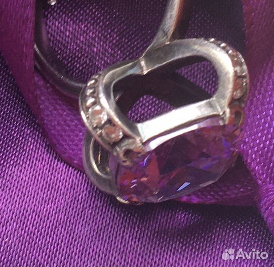 Кольцо серебро 925 размер 19