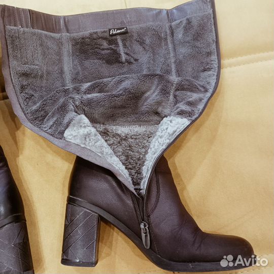 Сапоги женские натуральная кожа 40 размер