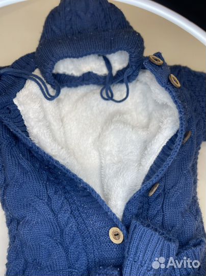 Теплый комплект для новорождённого