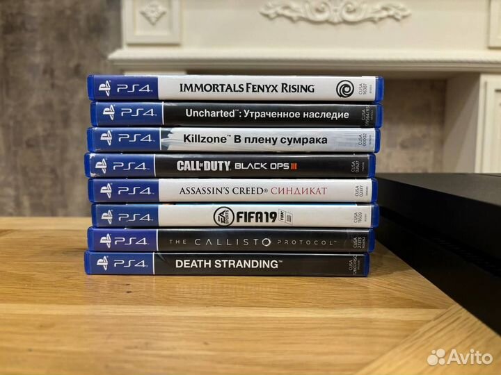 Игровая приставка ps4 с играми