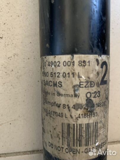 Амортизатор задний Volkswagen Tiguan (NF) I (2006–