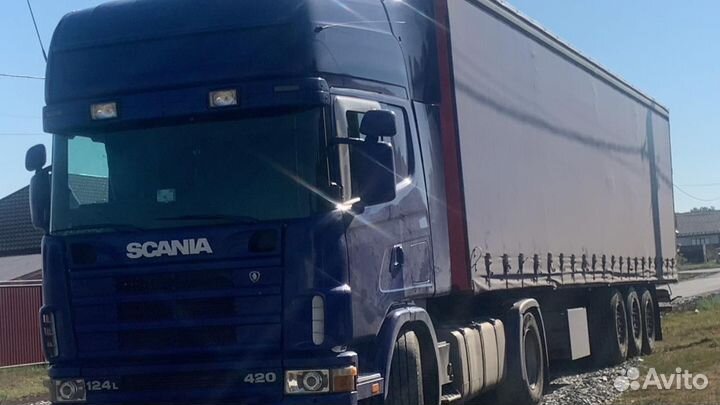 Scania R124 с полуприцепом, 2002