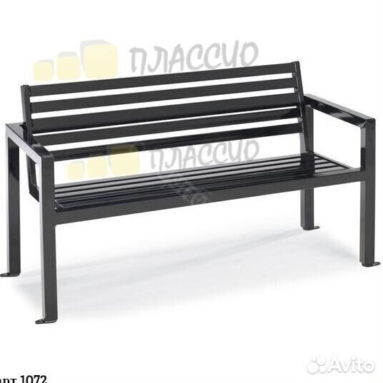 Скамья в стиле лофт