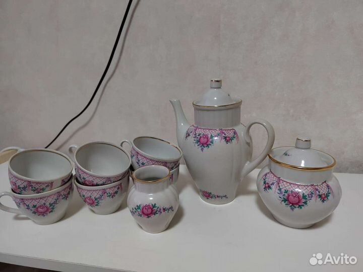 Сервиз чайно кофейный пфз СССР