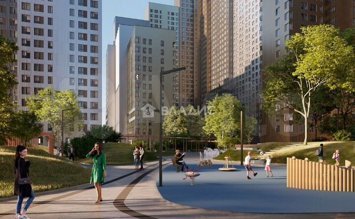 2-к. квартира, 60,8 м², 19/44 эт.