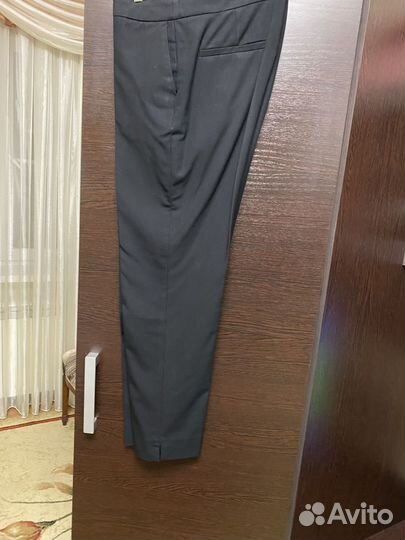 Черные зауженные штаны