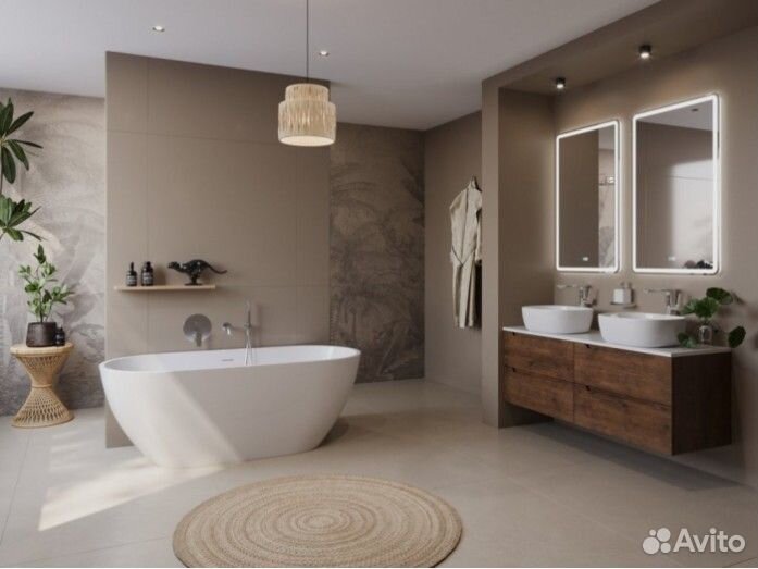 Ванна BelBagno Uno BB701 150x73 см, отдельностоящая с монолитным экраном