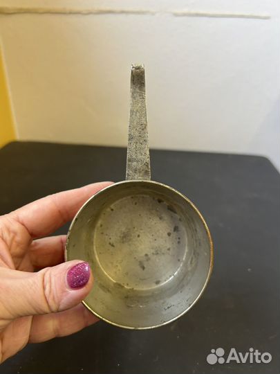 Медный ковшик, винтаж, Швеция